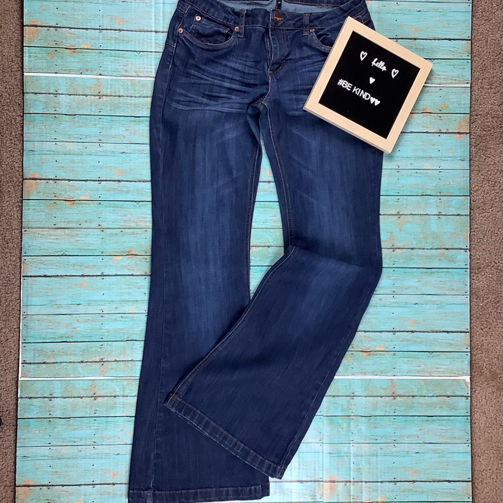 Underground Soul dark wash skinny flare size 11